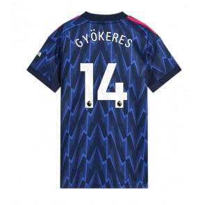 Arsenal Viktor Gyokeres #14 Replika Udebanetrøje Dame 2025-26 Kortærmet
